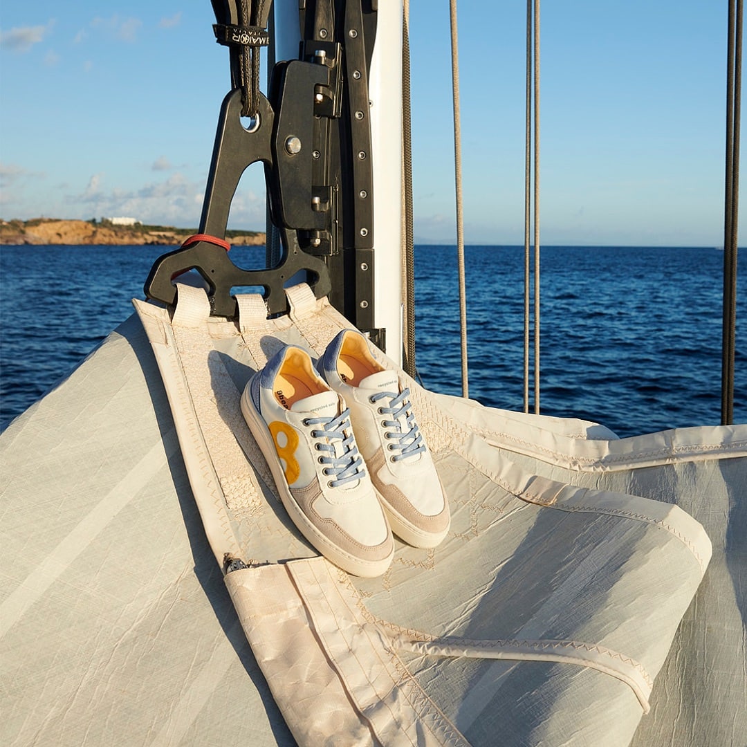 8beaufort hamburg white/yellow sneakers