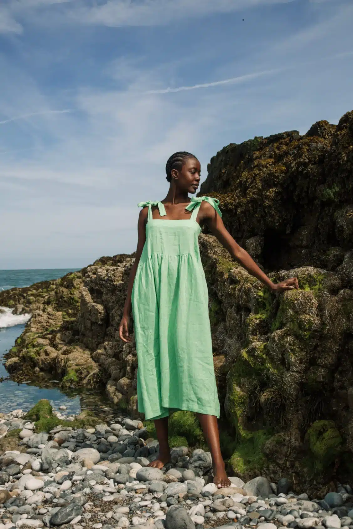 Beaumont Organic green dress