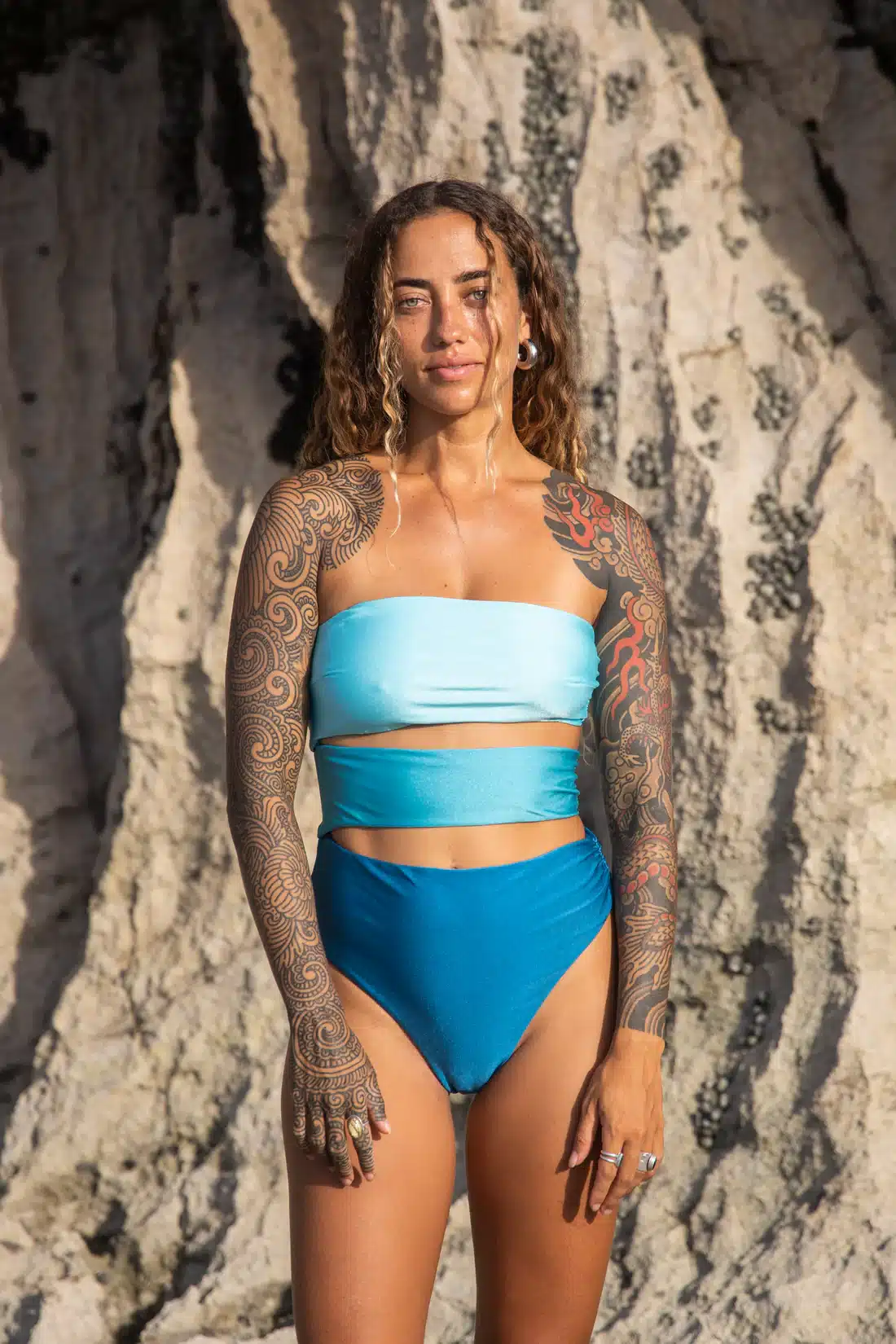 Salty Soul blue one piece made in Europe