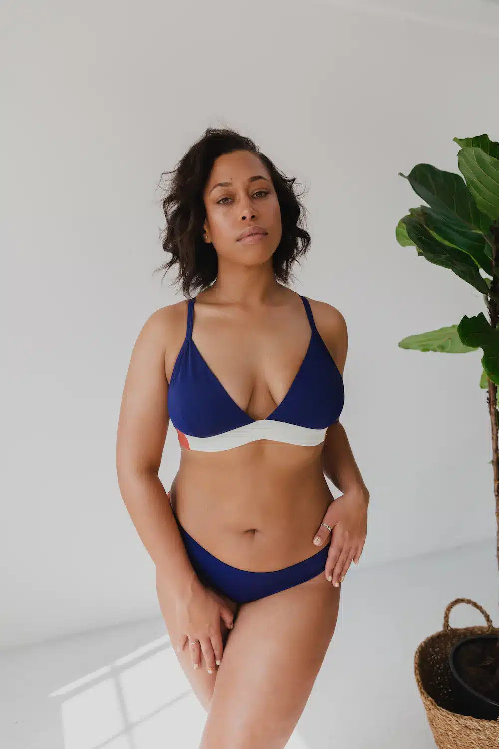 Stay Wild blue bikini made in Europe