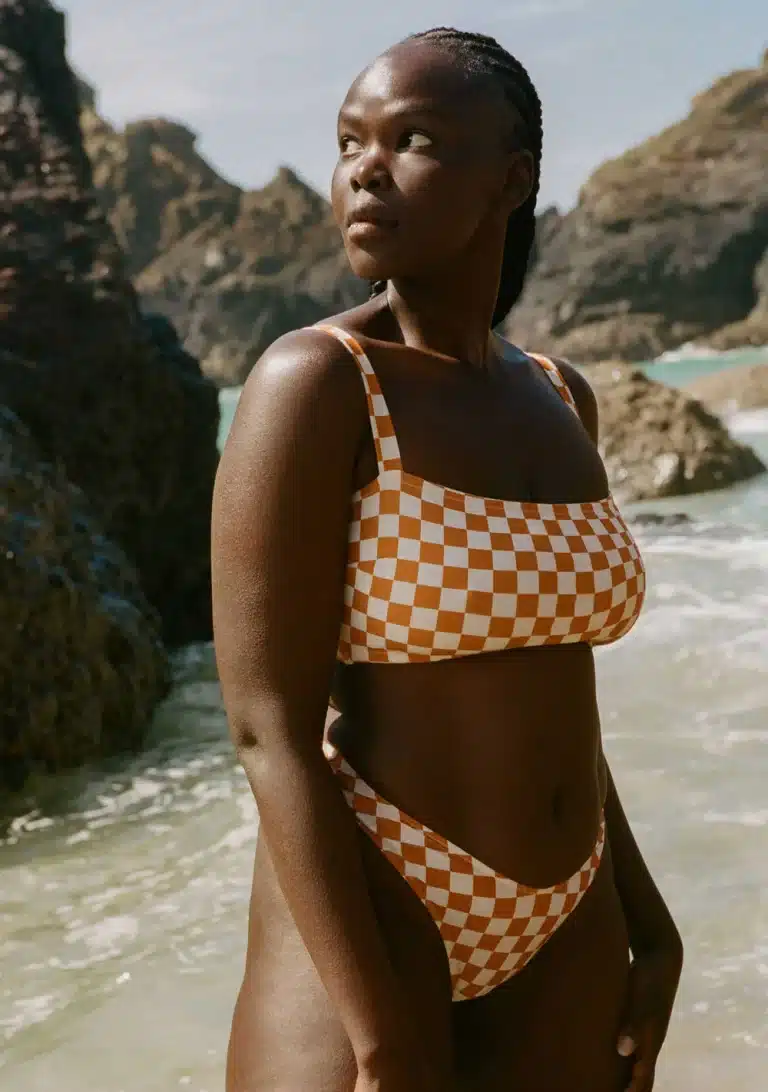 Tona bikini yellow white made in Europe