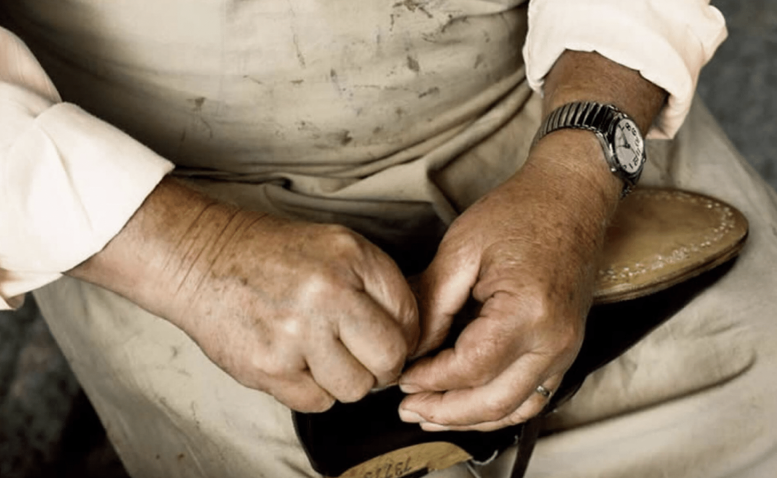 Aldo Brue shoe making by hand