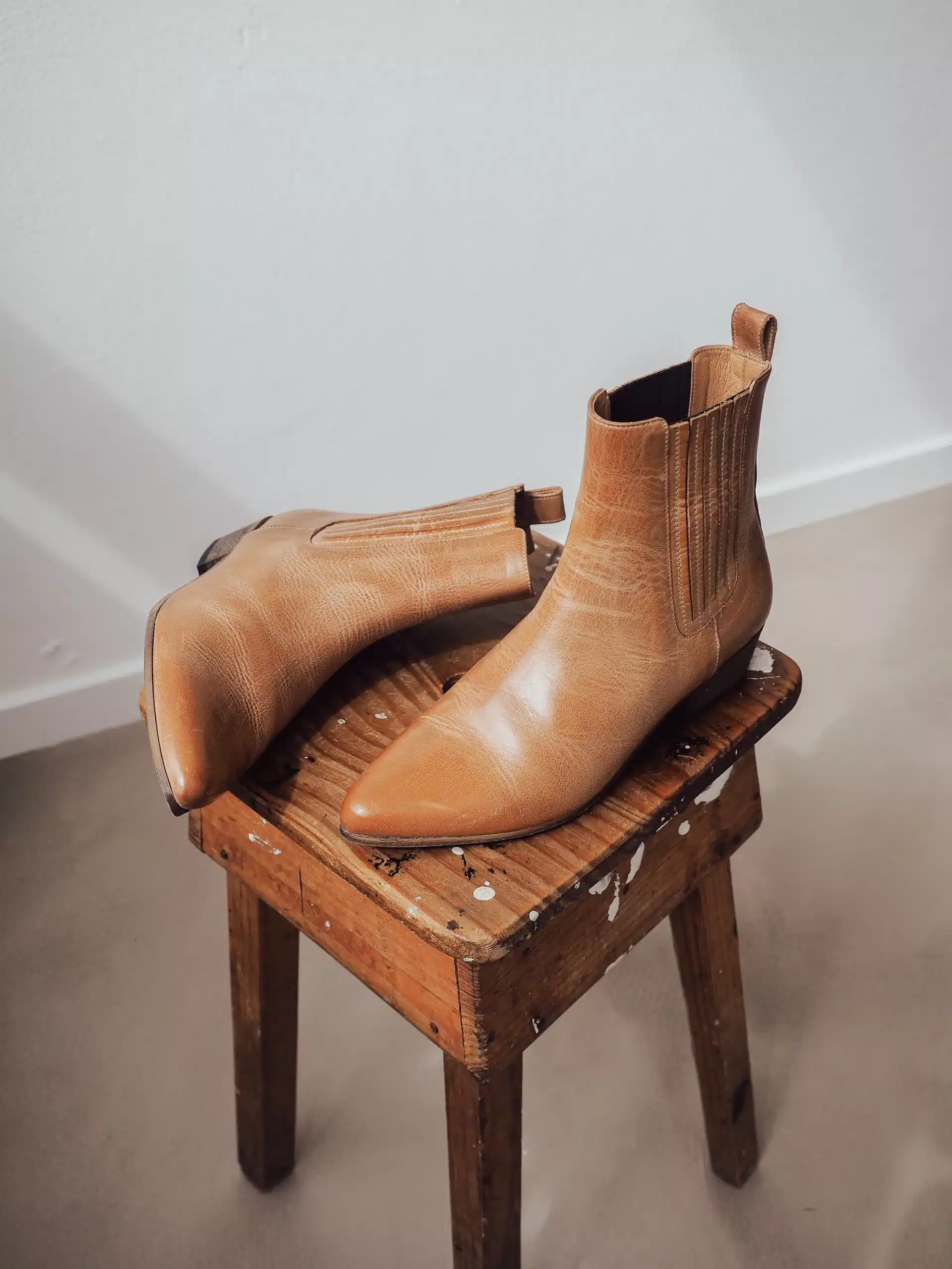 Ivylee brown leather boots