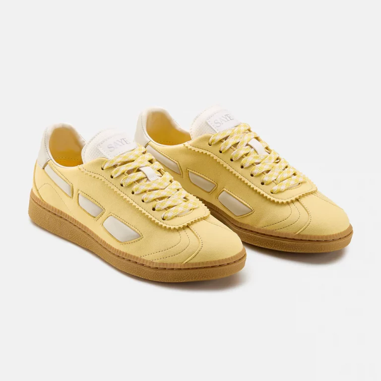 Vegan sneaker from Saye in yellow