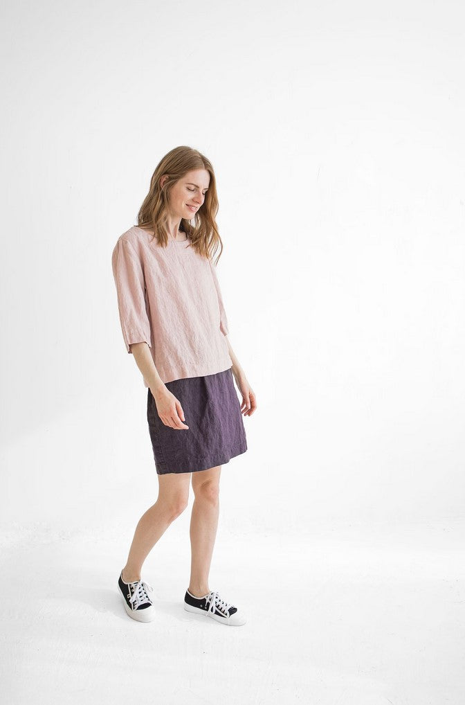 Simple Linen Blouse by Old Linen Mill.