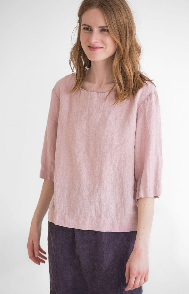 Simple Linen Blouse by Old Linen Mill.