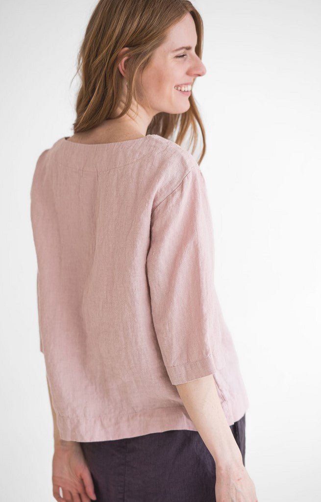 Simple Linen Blouse by Old Linen Mill.