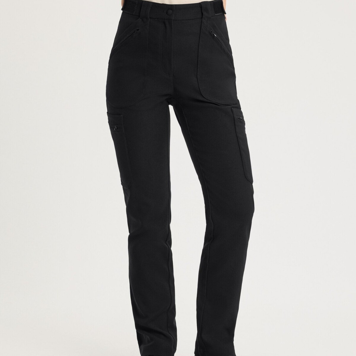 Amelia Hiking Pants Adjustable Waist Black by Astrid Wild.