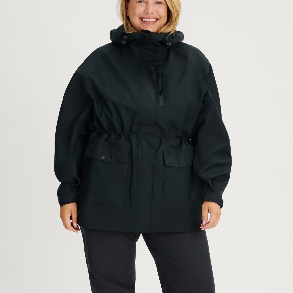 Emma 3L Shell Jacket Black by Astrid Wild.