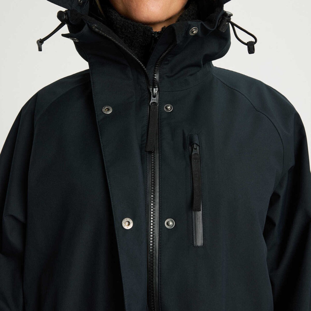 Emma 3L Shell Jacket Black by Astrid Wild.
