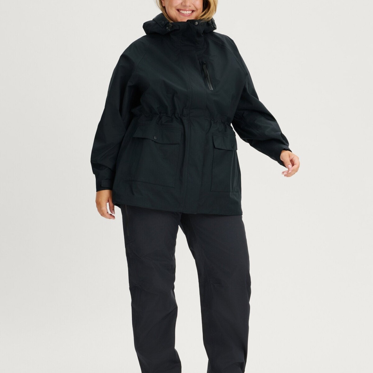 Emma 3L Shell Jacket Black by Astrid Wild.