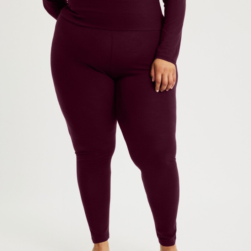 Ingrid Merino Long Jane Burgundy by Astrid Wild.