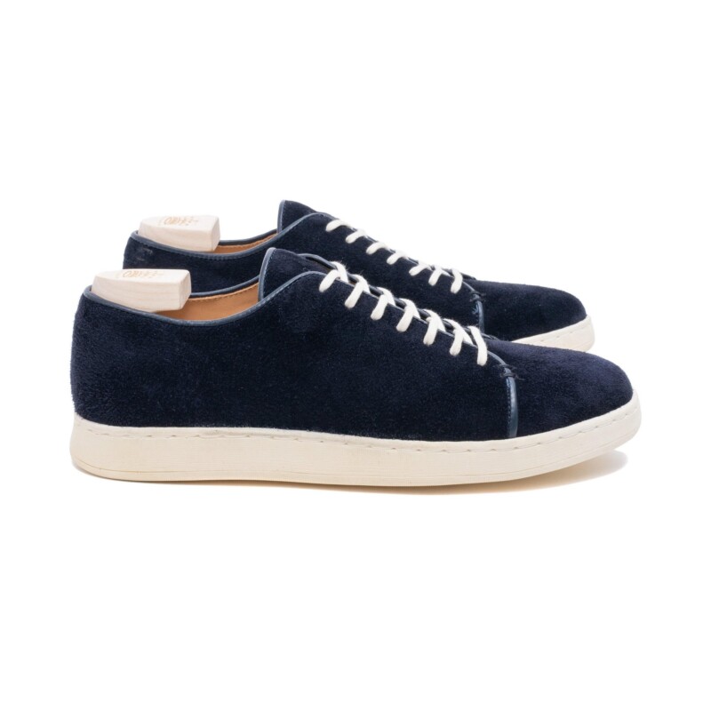 Harlestone Derby Navy Scottish Deer Suede by Crown Northampton.