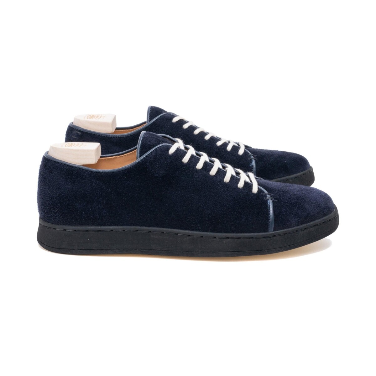 Harlestone Derby Navy Scottish Deer Suede by Crown Northampton.