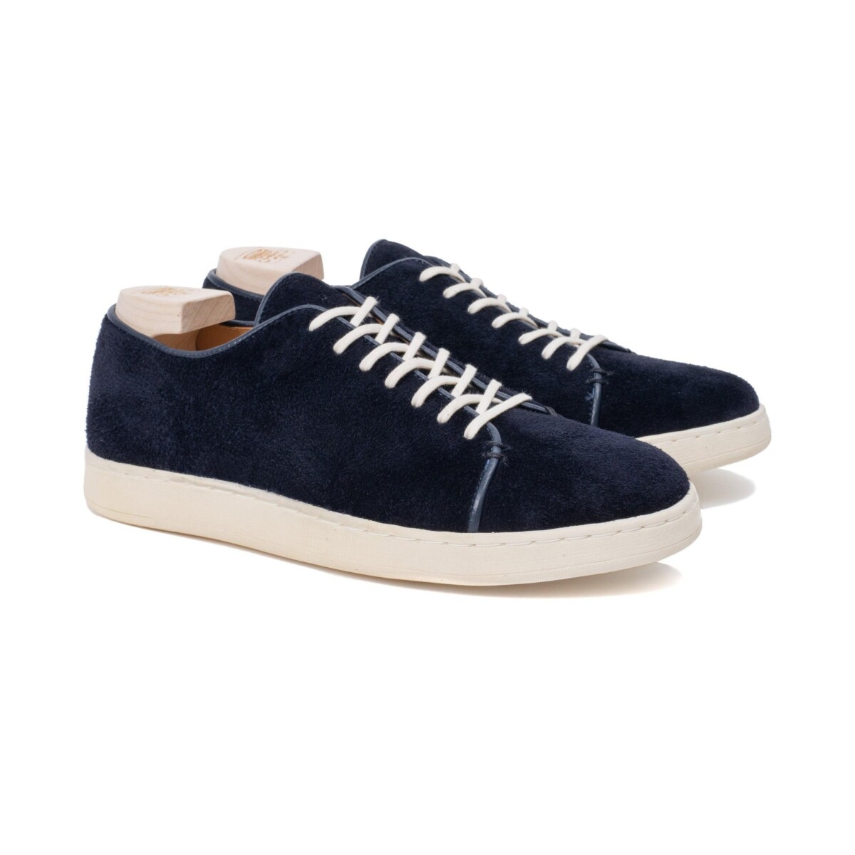 Harlestone Derby Navy Scottish Deer Suede by Crown Northampton.