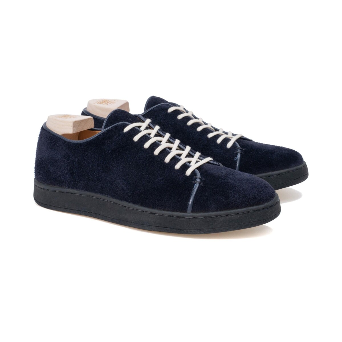 Harlestone Derby Navy Scottish Deer Suede by Crown Northampton.
