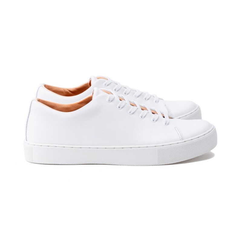 Overstone Derby All White Calf by Crown Northampton.