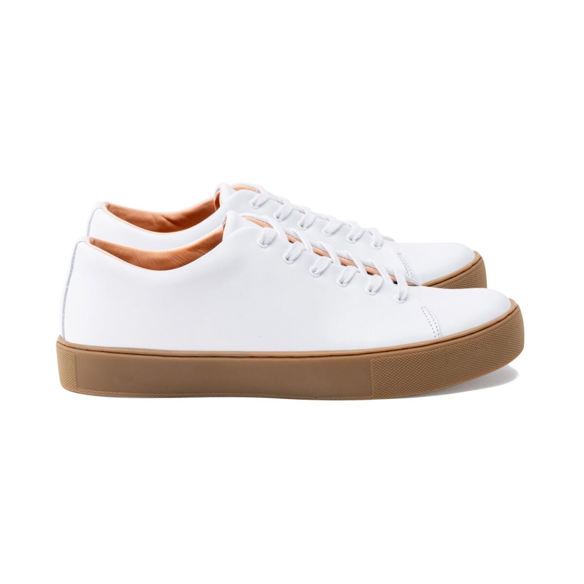 Overstone Derby All White Calf by Crown Northampton.
