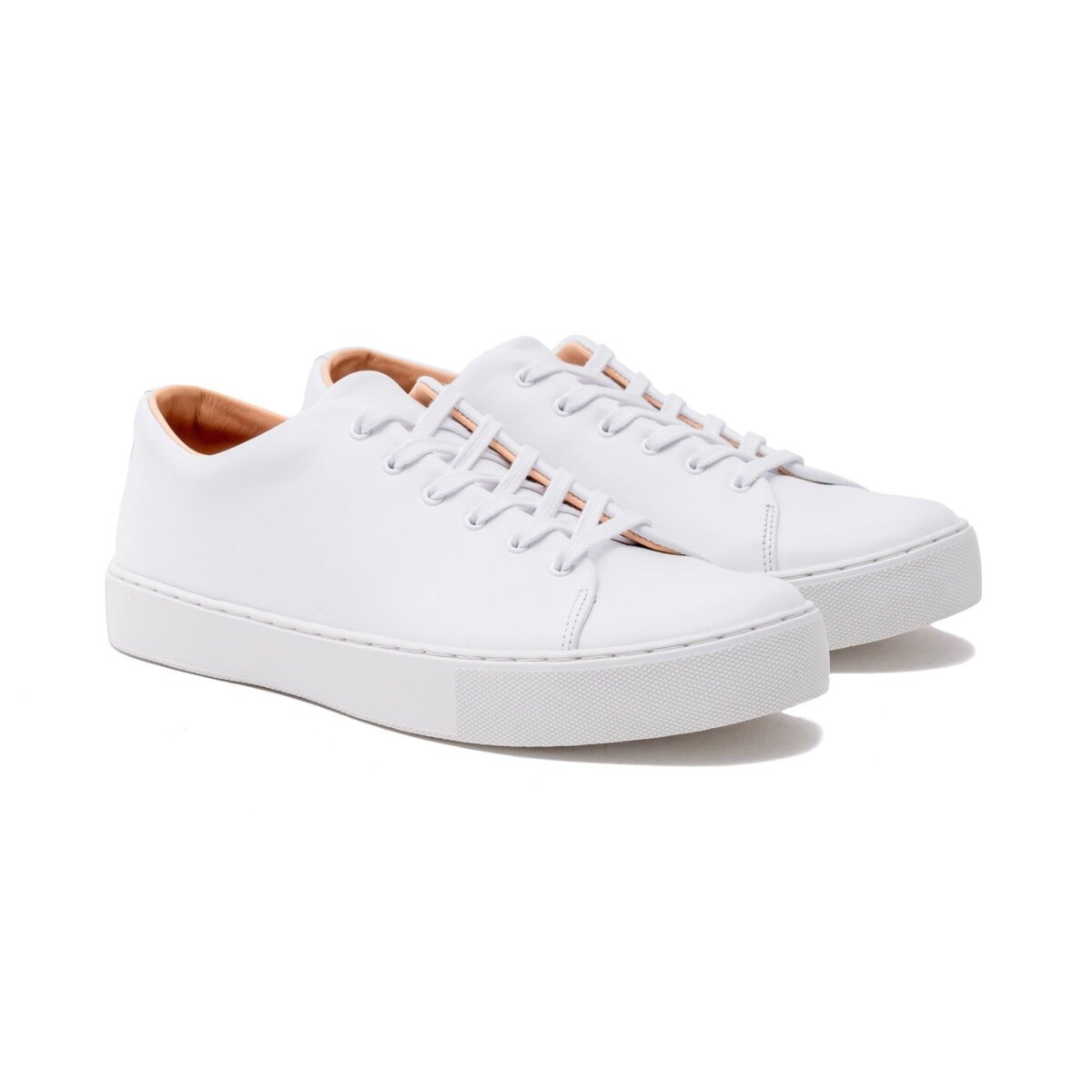 Overstone Derby All White Calf by Crown Northampton.