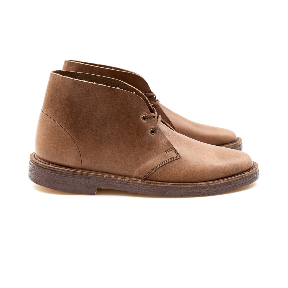 Woodford Desert Boot Natural Chromexcel by Crown Northampton.