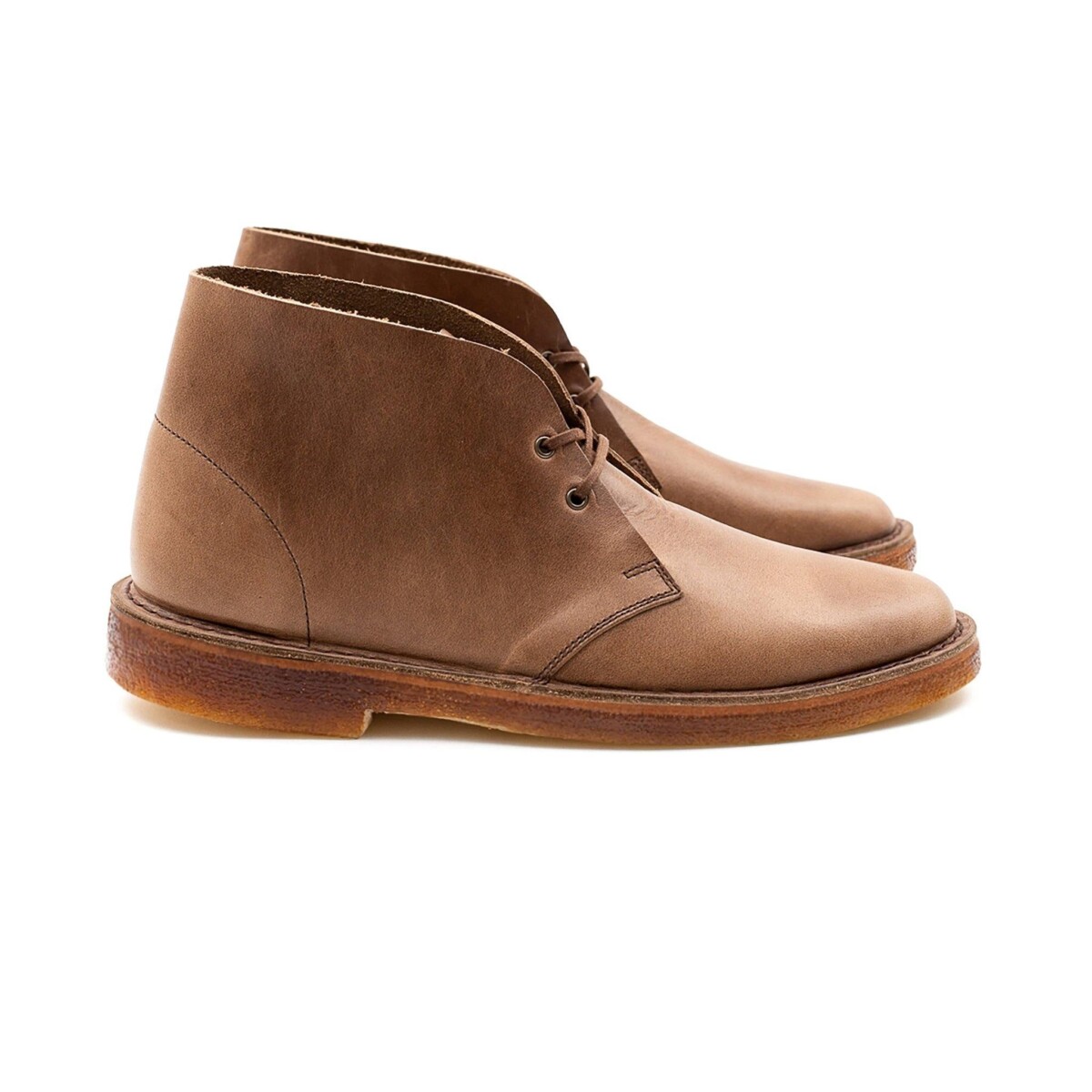 Woodford Desert Boot Natural Chromexcel by Crown Northampton.