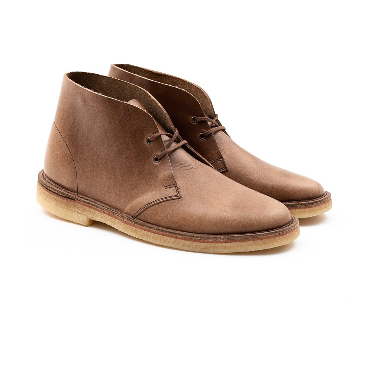 Woodford Desert Boot Natural Chromexcel by Crown Northampton.