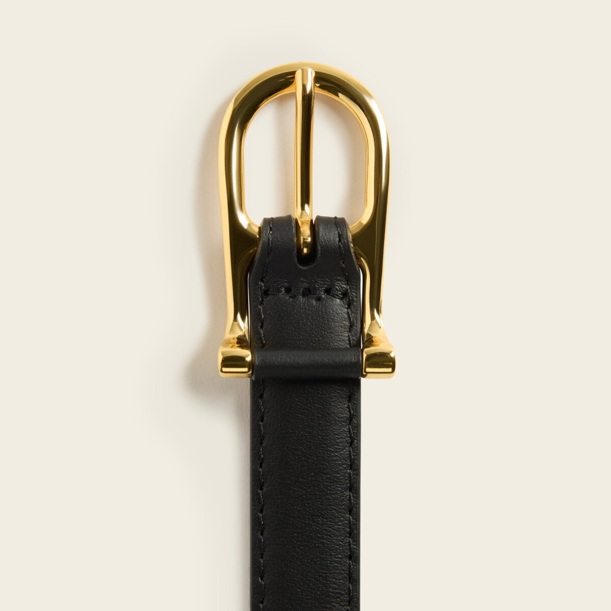 Betty Belt Leather Black by Flattered.