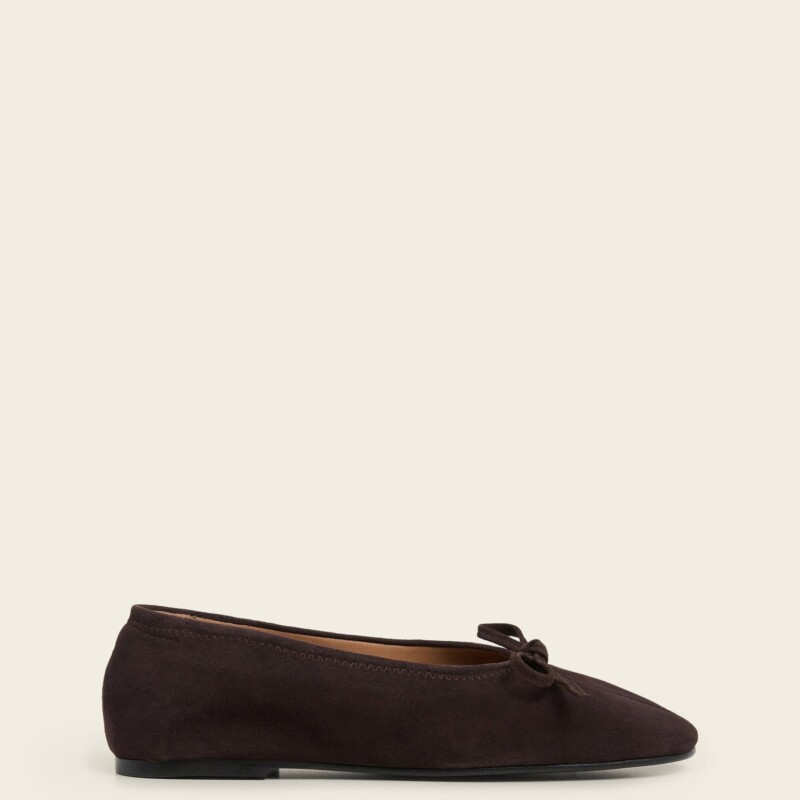 Blaise Suede Chocolate by Flattered.