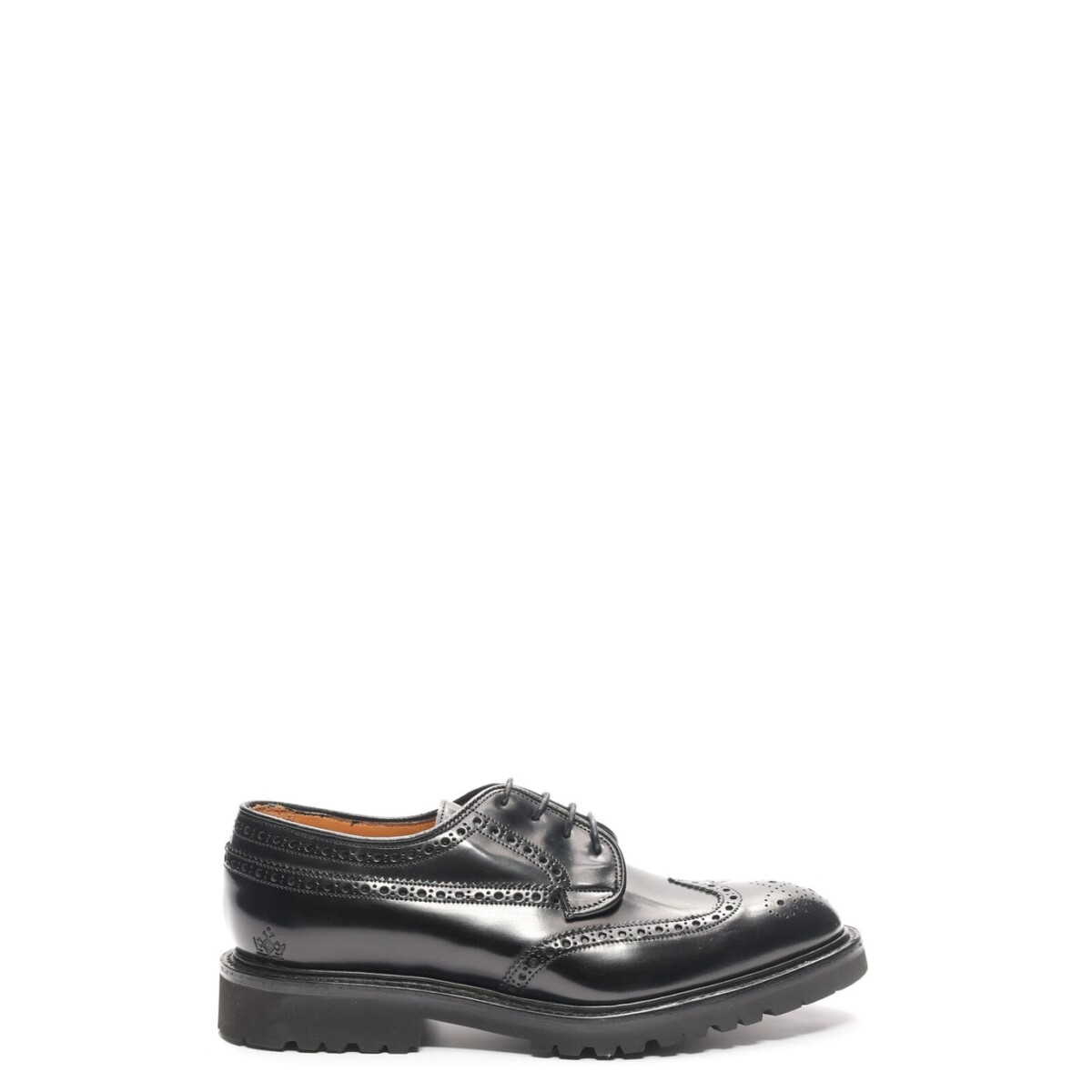 Guinevere Brogue Derby Shoes - Black by Macian.