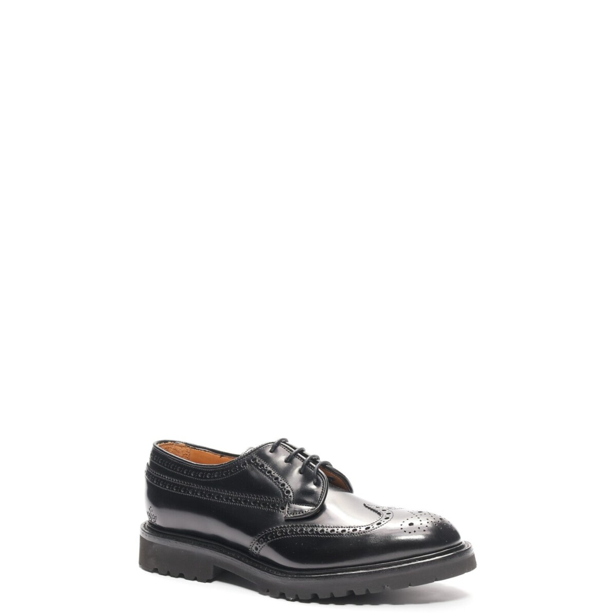 Guinevere Brogue Derby Shoes - Black by Macian.