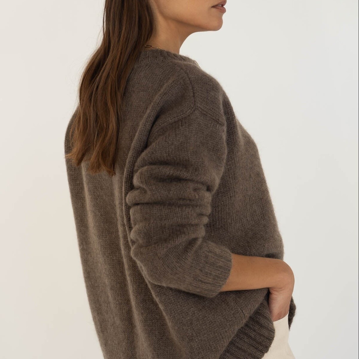 Claudia Alpaca Long Crewneck by Näz.