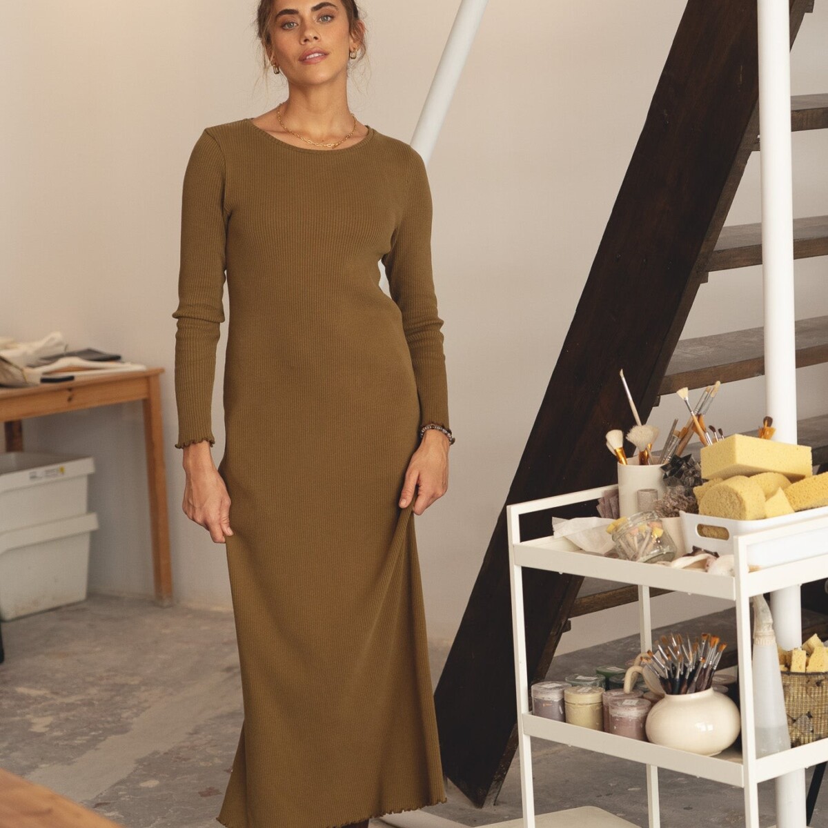 Ella Rib Dress by Näz.