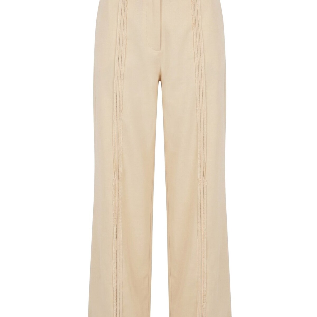 Mara Beige Frilled Trousers by Näz.