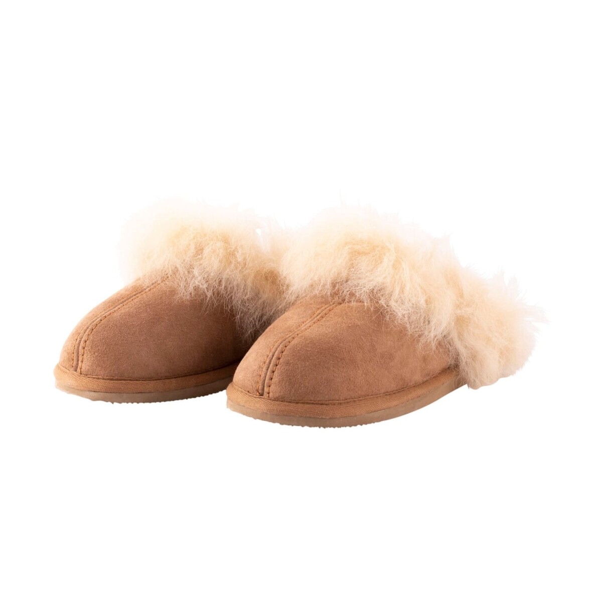 Evelina Slippers - Chestnut by Shepherd of Sweden.