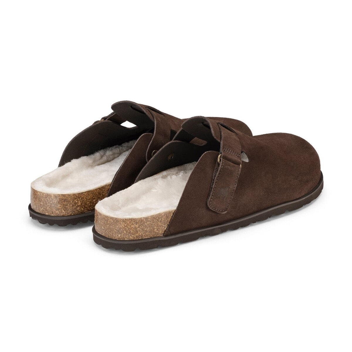 Hilma Clogs - Brown Suede by Shepherd of Sweden.