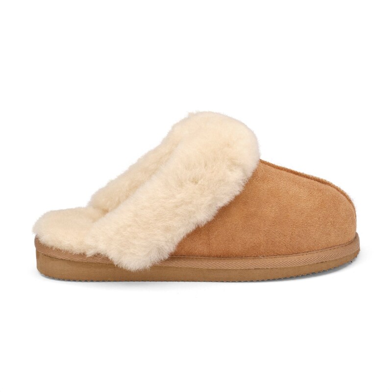 Jessica Slippers - Chestnut by Shepherd of Sweden.