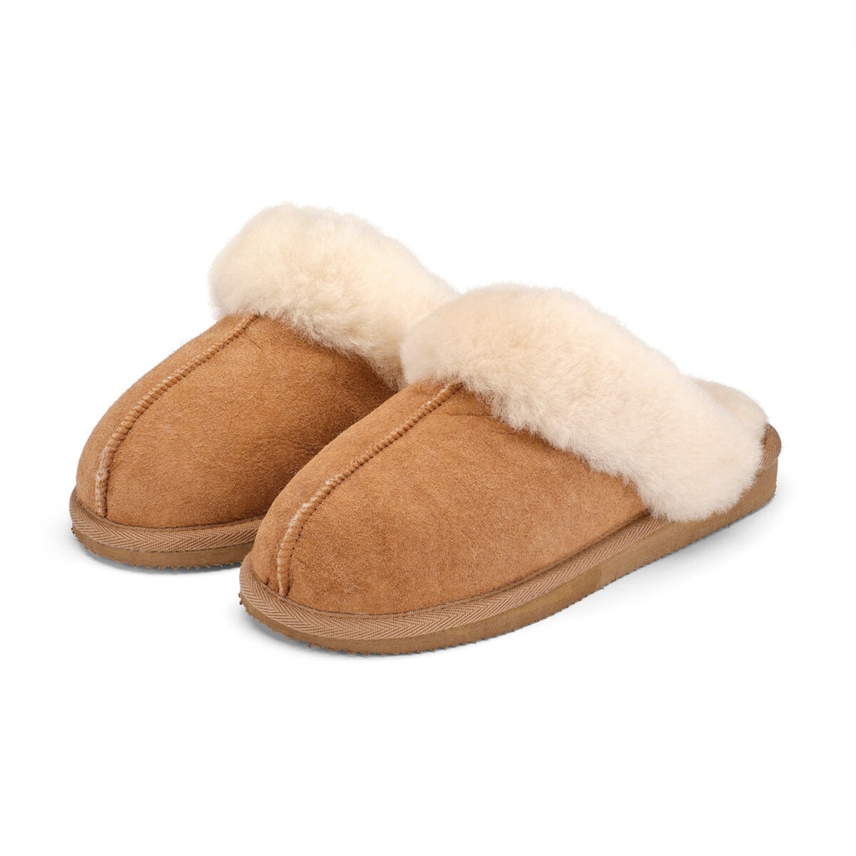 Jessica Slippers - Chestnut by Shepherd of Sweden.