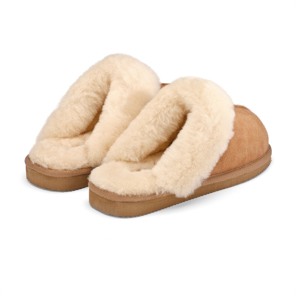 Jessica Slippers - Chestnut by Shepherd of Sweden.