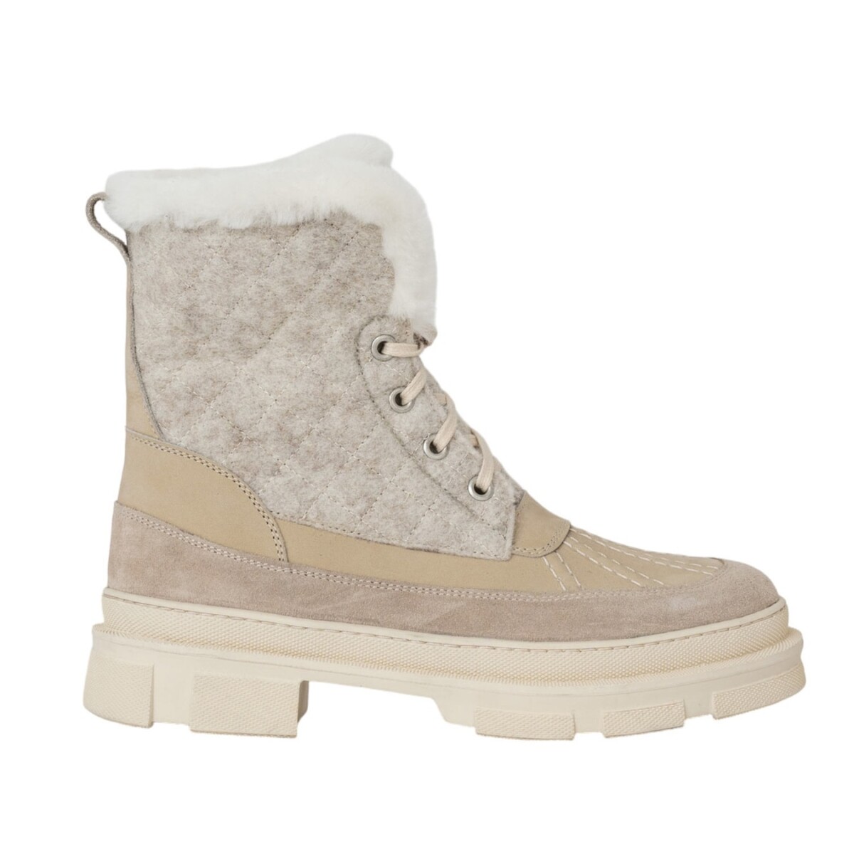 Meghan Boots - Creme by Shepherd of Sweden.