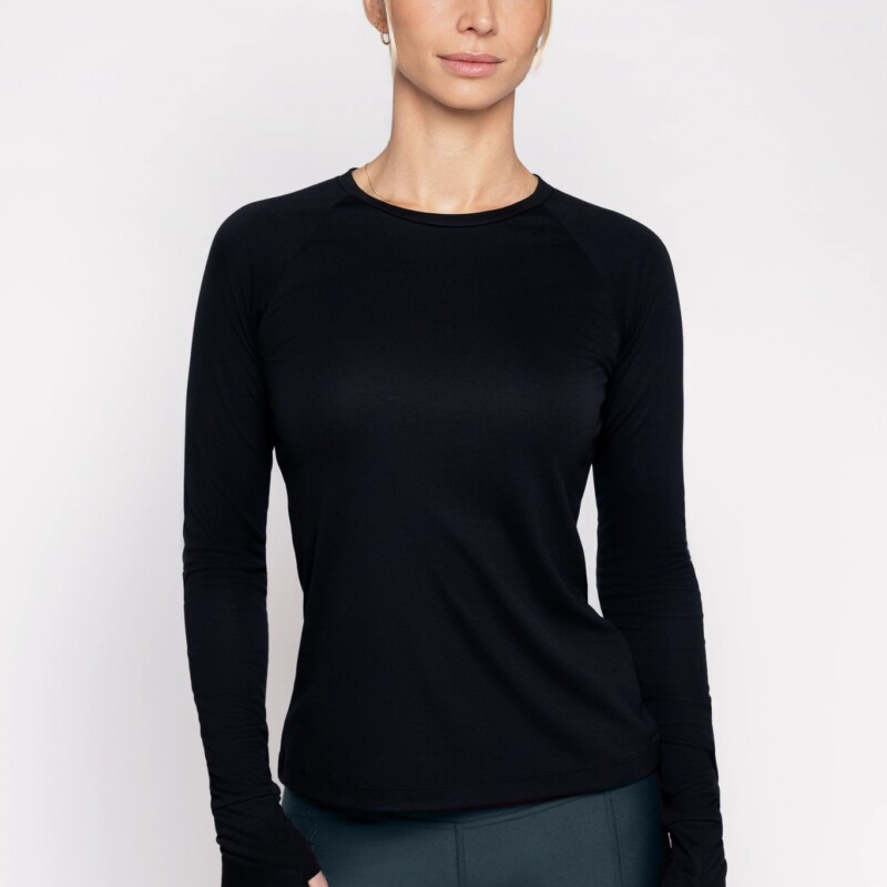 LUX Long-Sleeve Tencel Top by Tripulse.