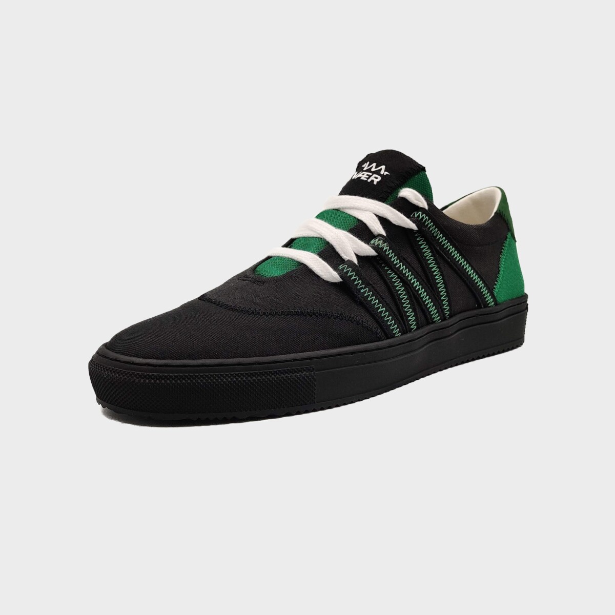 Green/Black Phoenix Sneaker by VAER.