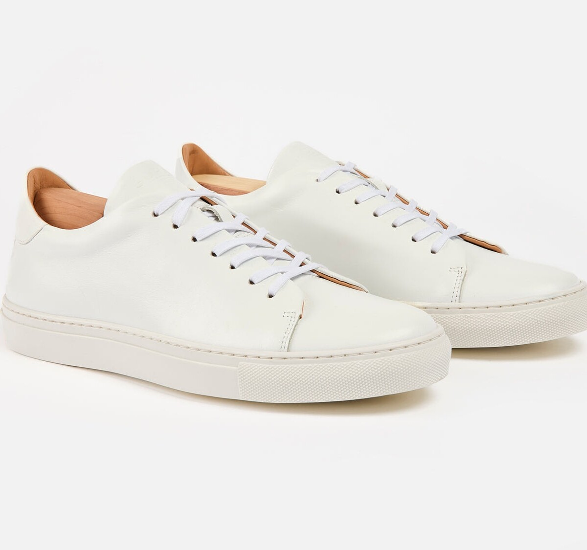 MELLOR II Sneakers - Calfskin Nappa White Leather by Goral.