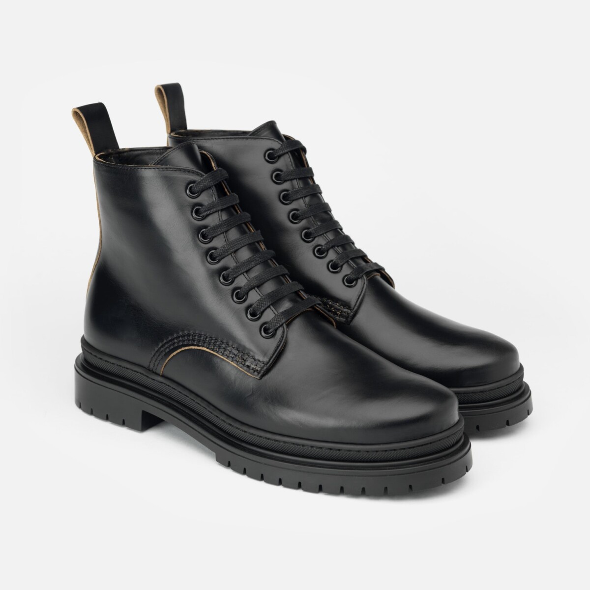 SHARMAN Boot - Horween Black Leather by Goral.