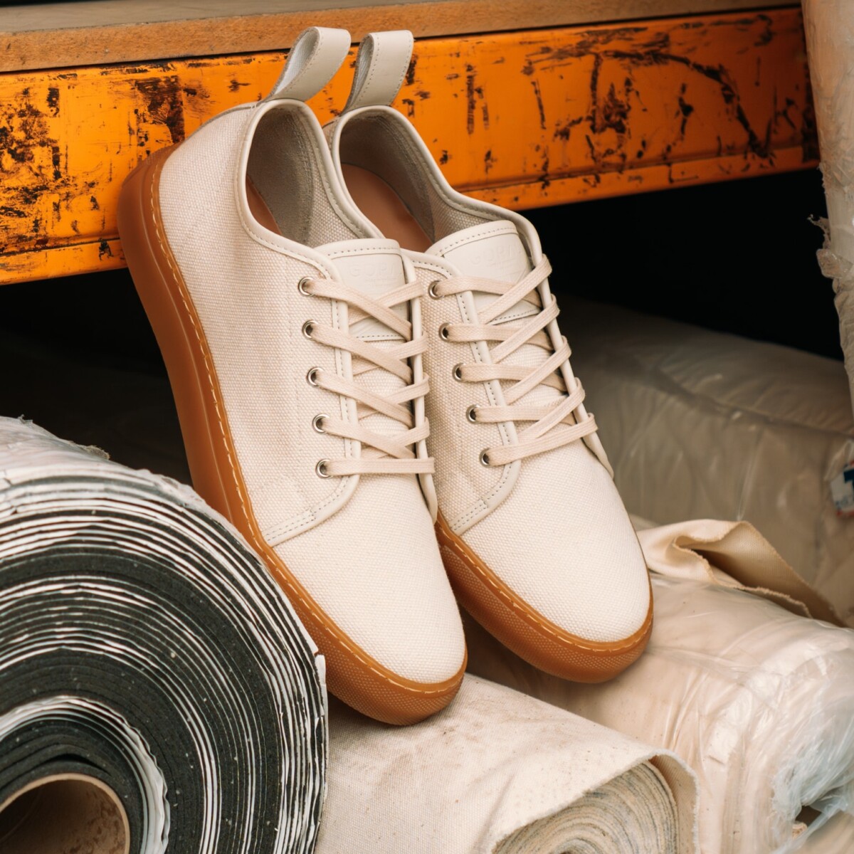 SMUGS Rose Anvil X GORAL Low Top Sneaker - 32oz Canvas by Goral.