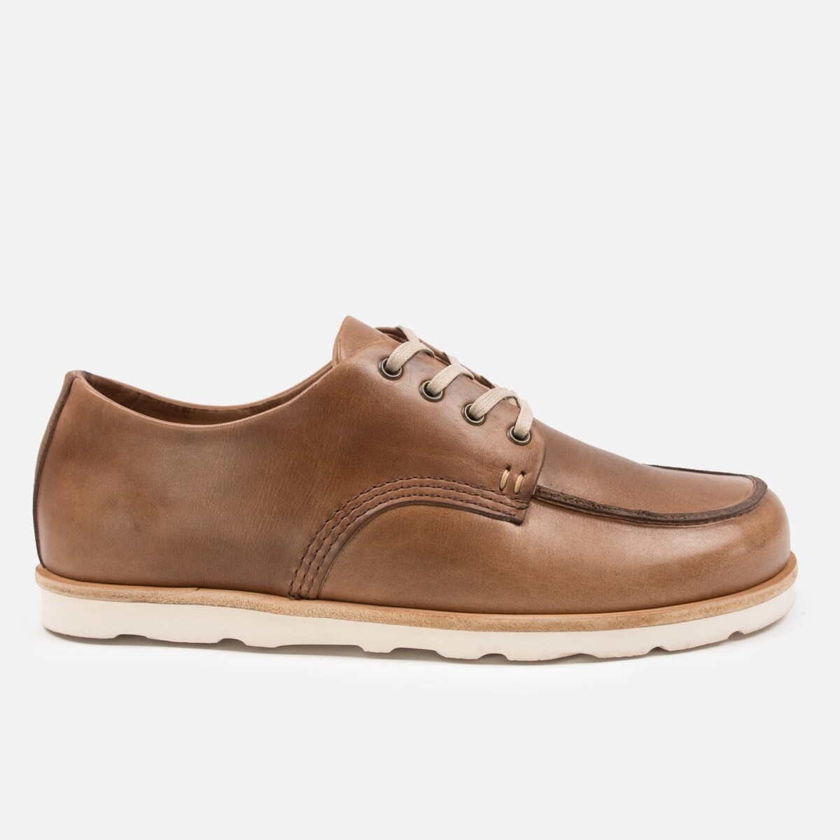 TOTLEY Barefoot Apron Shoe - Natural Horween Chromexcel Leather by Goral.