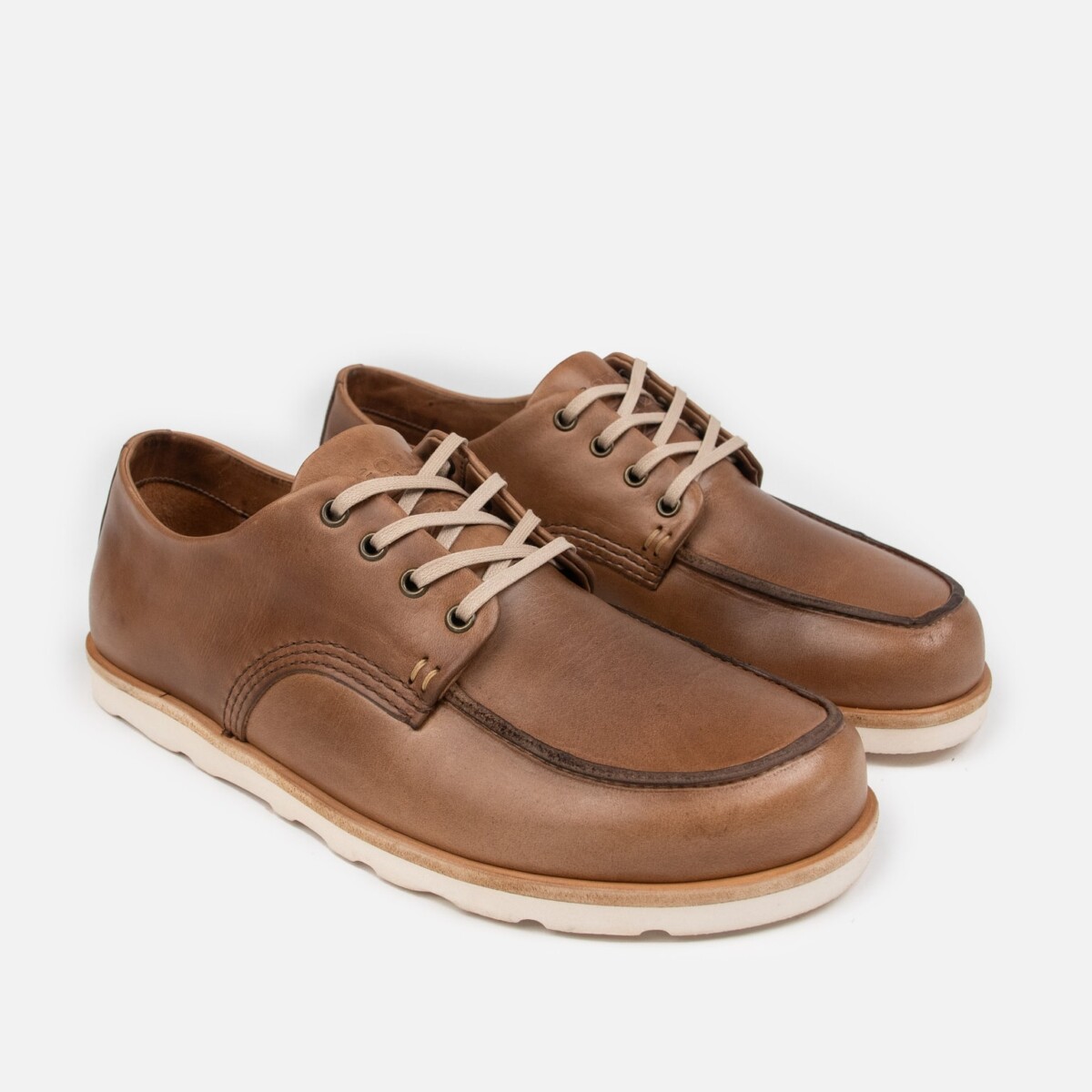 TOTLEY Barefoot Apron Shoe - Natural Horween Chromexcel Leather by Goral.