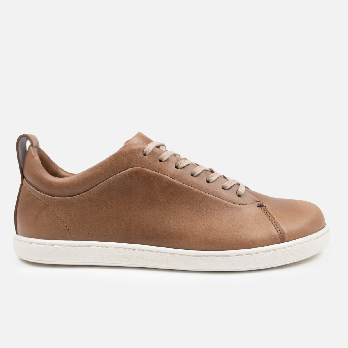 WALKLEY Barefoot Low Top Horween Natural Leather Sneaker by Goral.