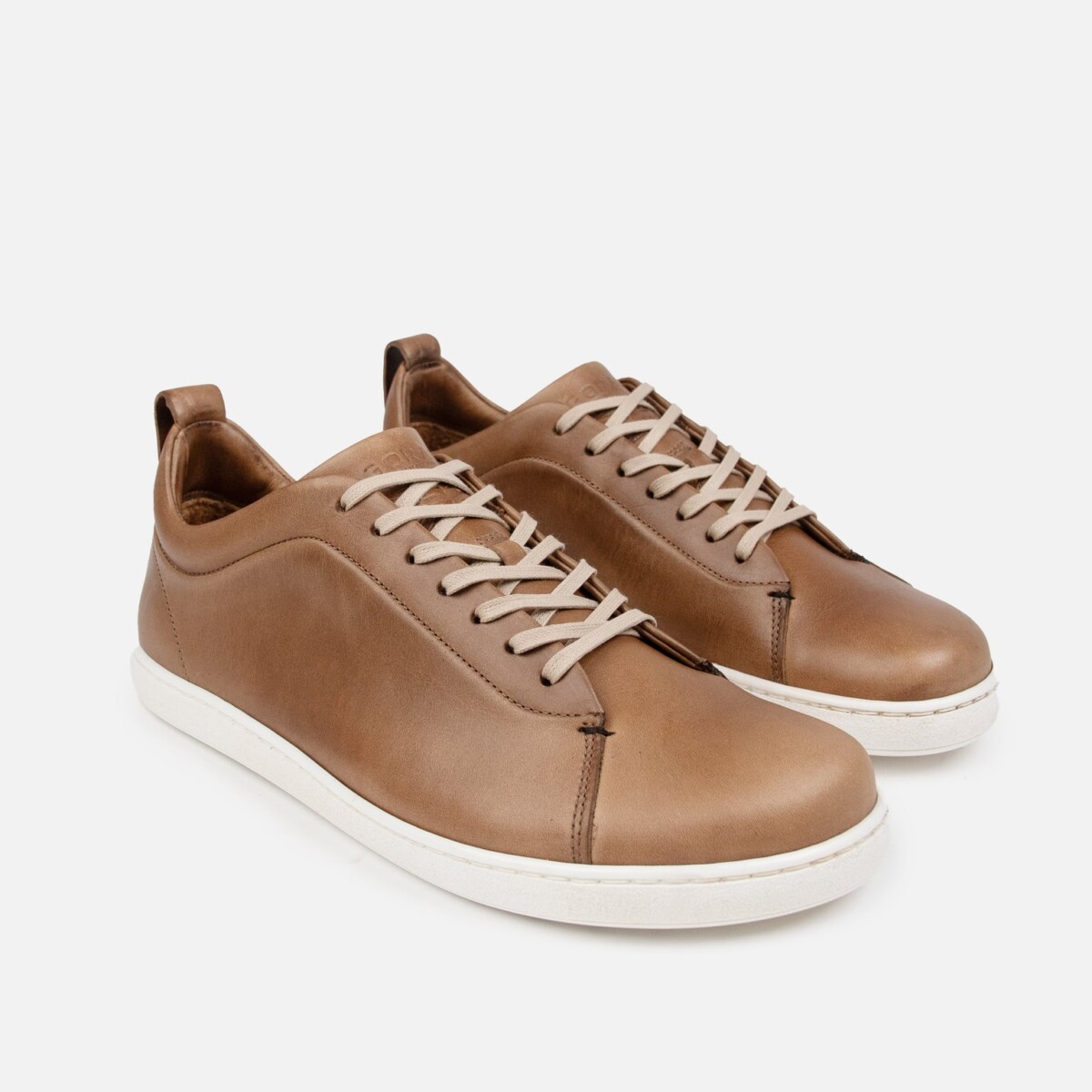 WALKLEY Barefoot Low Top Horween Natural Leather Sneaker by Goral.