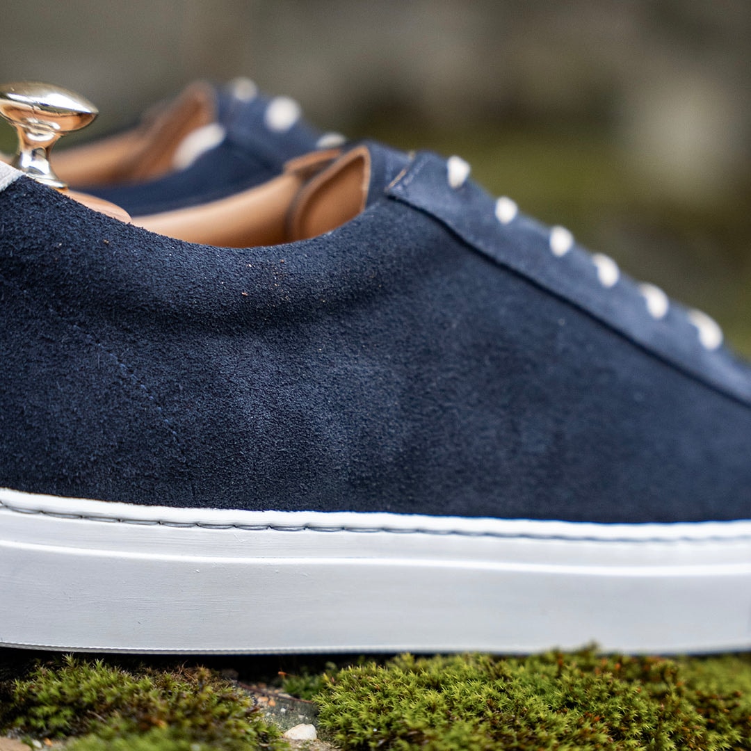 The Pilgrim Navy Suede by Lennertson.