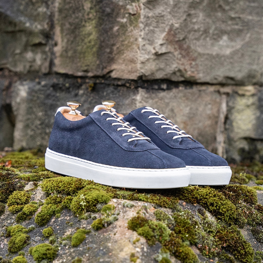 The Pilgrim Navy Suede by Lennertson.